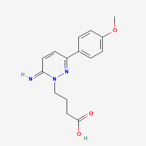 molecular formula C15H17N3O3 B1674388 Gabazine CAS No. 105538-73-6