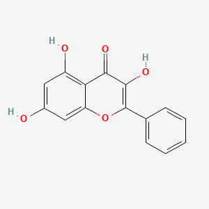 molecular formula C15H10O5 B1674397 Galangin CAS No. 548-83-4
