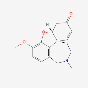 molecular formula C17H19NO3 B1674399 Galanthaminone CAS No. 510-77-0