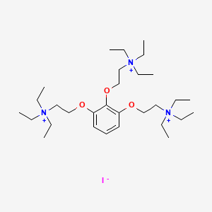 molecular formula C30H60IN3O3+2 B1674402 Benzkurin CAS No. 65-29-2
