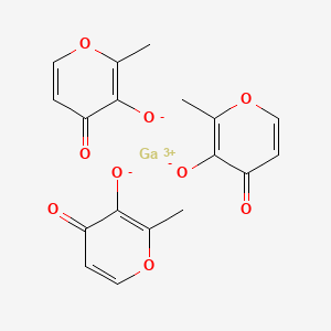 molecular formula C18H15GaO9 B1674405 Gallium maltolate CAS No. 108560-70-9