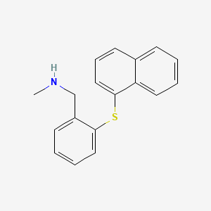 molecular formula C18H17NS B1674420 IFN alpha-IFNAR-IN-1 