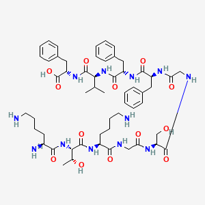 molecular formula C55H80N12O13 B1674423 Ige decapeptide CAS No. 70669-29-3