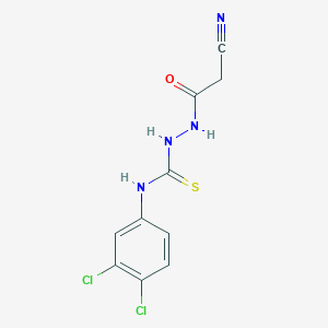 molecular formula C10H8Cl2N4OS B1674432 iKIX1 CAS No. 656222-54-7