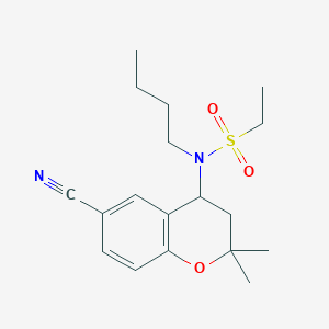molecular formula C18H26N2O3S B1674435 IKs124 