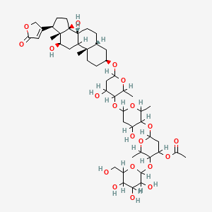molecular formula C49H76O20 B1674451 Lanatoside C CAS No. 17575-22-3