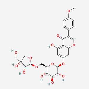 molecular formula C27H30O14 B1674454 Lanceolarin CAS No. 15914-68-8
