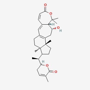 molecular formula C30H40O5 B1674457 Lancilactone A CAS No. 218915-15-2
