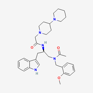 molecular formula C33H45N5O3 B1674460 Lanepitant CAS No. 170566-84-4
