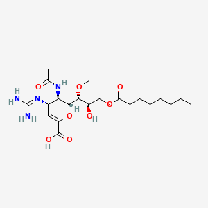 molecular formula C21H36N4O8 B1674464 Laninamivir octanoate CAS No. 203120-46-1