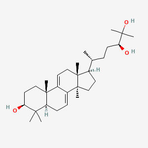molecular formula C30H50O3 B1674473 Lucidumol B CAS No. 107900-79-8