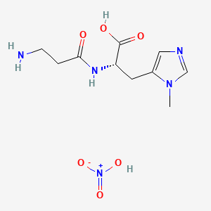 molecular formula C10H17N5O6 B1674481 L-Anserine nitrate CAS No. 10030-52-1