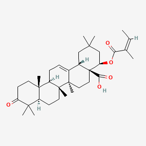 molecular formula C35H52O5 B1674485 Lantadene A CAS No. 467-81-2