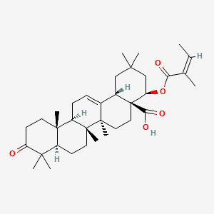molecular formula C35H52O5 B1674485 Rehmannic acid CAS No. 467-81-2