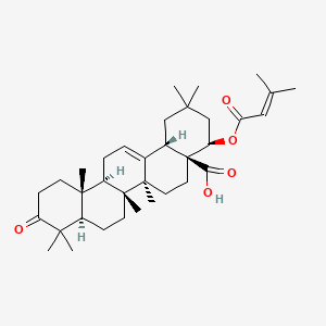 molecular formula C35H52O5 B1674486 Lantadene B CAS No. 467-82-3