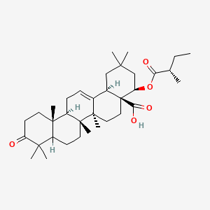 molecular formula C35H54O5 B1674487 Lantadene C CAS No. 88034-27-9