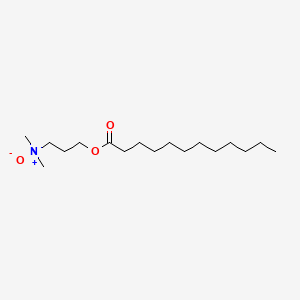 molecular formula C17H36N2O2 B1674496 [3-(Dodecanoylamino)propyl](hydroxy)dimethylammonium CAS No. 61792-31-2