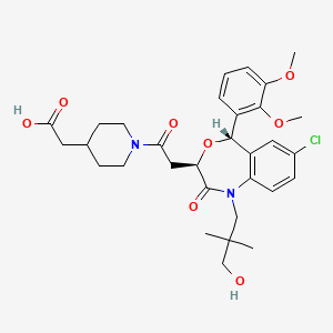 molecular formula C31H39ClN2O8 B1674497 Lapaquistat CAS No. 189059-71-0