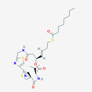 molecular formula C29H42N4O5S3 B1674506 Largazole CAS No. 1009815-87-5