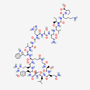 molecular formula C94H143N27O25 B1674507 lariatin A CAS No. 732286-09-8