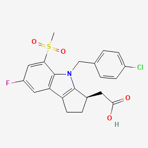 molecular formula C21H19ClFNO4S B1674511 Laropiprant CAS No. 571170-77-9