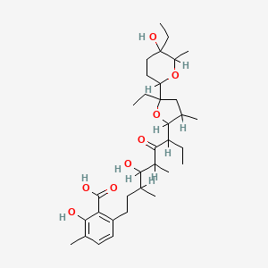 molecular formula C34H54O8 B1674519 Antibiotic X-536A CAS No. 11054-70-9