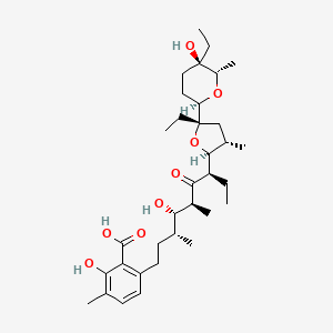 molecular formula C34H54O8 B1674520 Lasalocid CAS No. 25999-31-9
