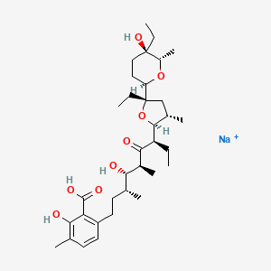 molecular formula C34H54NaO8+ B1674521 盐霉素钠 CAS No. 25999-20-6