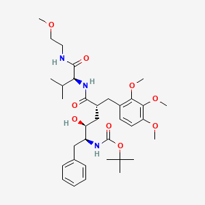 molecular formula C35H53N3O9 B1674525 Lasinavir CAS No. 175385-62-3