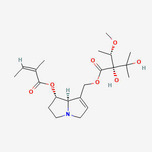 molecular formula C21H33NO7 B1674526 Lasiocarpine CAS No. 303-34-4