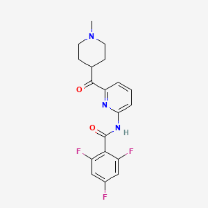 molecular formula C19H18F3N3O2 B1674530 拉司米坦 CAS No. 439239-90-4