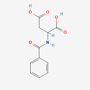 molecular formula C11H11NO5 B1674532 N-Benzoylaspartic acid CAS No. 4631-12-3