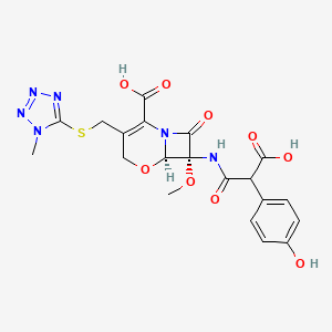 molecular formula C20H20N6O9S B1674534 Latamoxef CAS No. 64952-97-2