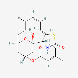 molecular formula C22H31NO5S B1674543 Latrunculin A CAS No. 76343-93-6