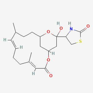 molecular formula C20H29NO5S B1674544 latrunculin B CAS No. 76343-94-7