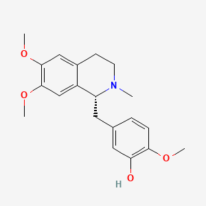 molecular formula C20H25NO4 B1674547 Laudanidine CAS No. 301-21-3