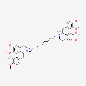 molecular formula C52H74N2O8+2 B1674549 Laudexium CAS No. 47905-44-2