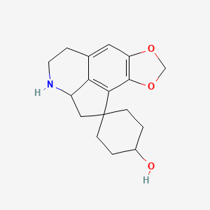 molecular formula C17H21NO3 B1674551 Lauformine CAS No. 91177-60-5