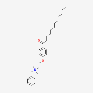 molecular formula C29H44NO2+ B1674554 Lauralkonium CAS No. 23724-97-2