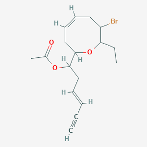 molecular formula C17H23BrO3 B1674560 Laurencin CAS No. 3442-58-8