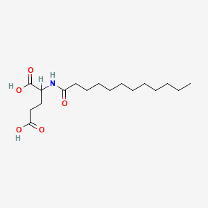 molecular formula C17H31NO5 B1674571 N-Lauroyl-L-glutamic acid CAS No. 3397-65-7