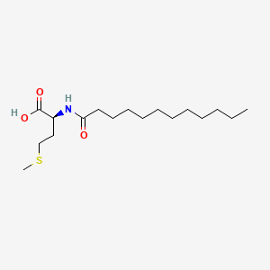 molecular formula C17H33NO3S B1674574 Lauroylmethionine CAS No. 35440-74-5