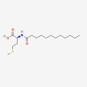 molecular formula C17H33NO3S B1674574 N-Lauroyl-L-methionine CAS No. 35440-74-5