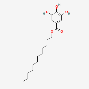 molecular formula C19H30O5 B1674576 Dodecyl Gallate CAS No. 1166-52-5