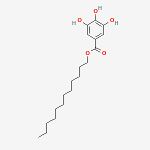 molecular formula C19H30O5 B1674576 Dodecyl gallate CAS No. 1166-52-5