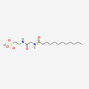 molecular formula C17H34N2O5S B1674577 Laurylsarcosyltaurine CAS No. 50613-54-2