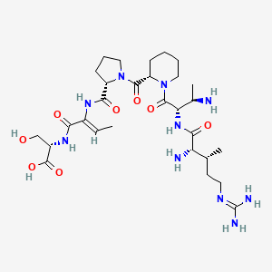 molecular formula C29H50N10O8 B1674584 Lavendomycin CAS No. 82987-09-5