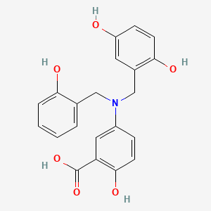 molecular formula C21H19NO6 B1674585 Lavendustin A CAS No. 125697-92-9