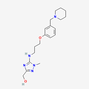 molecular formula C19H29N5O2 B1674589 Lavoltidine CAS No. 76956-02-0