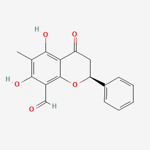 molecular formula C17H14O5 B1674592 Lawinal CAS No. 55743-09-4